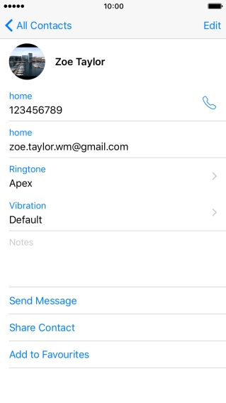 Press the Home key to return to the home screen.