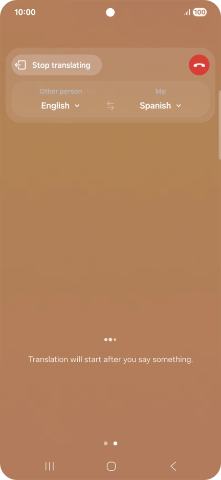 Follow the instructions on the screen to select the required language settings and use the function.