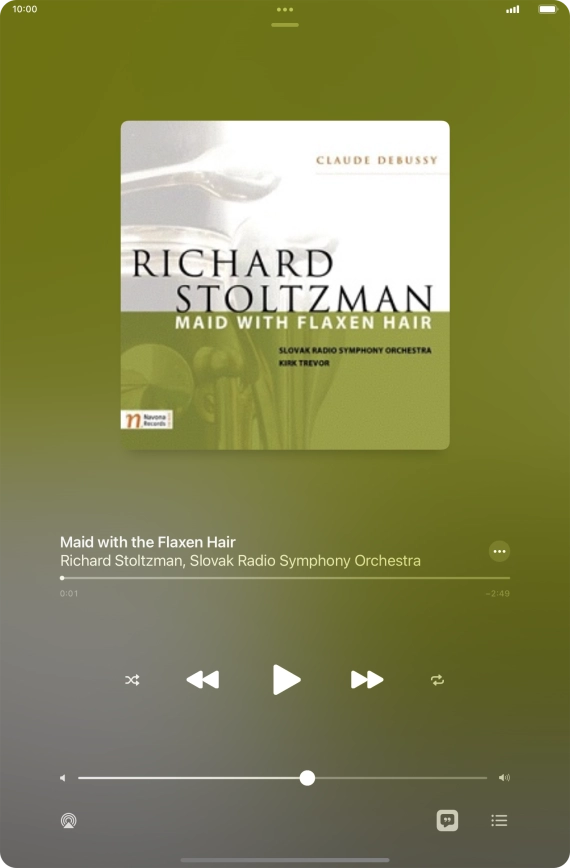 Press arrow right to go to the next audio file.