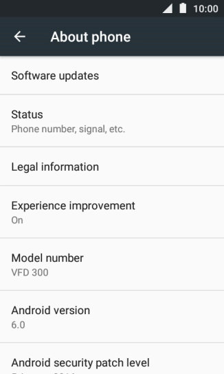 Press Software updates. If a new software version is available, it's displayed. 
Follow the instructions on the screen to update the phone software.