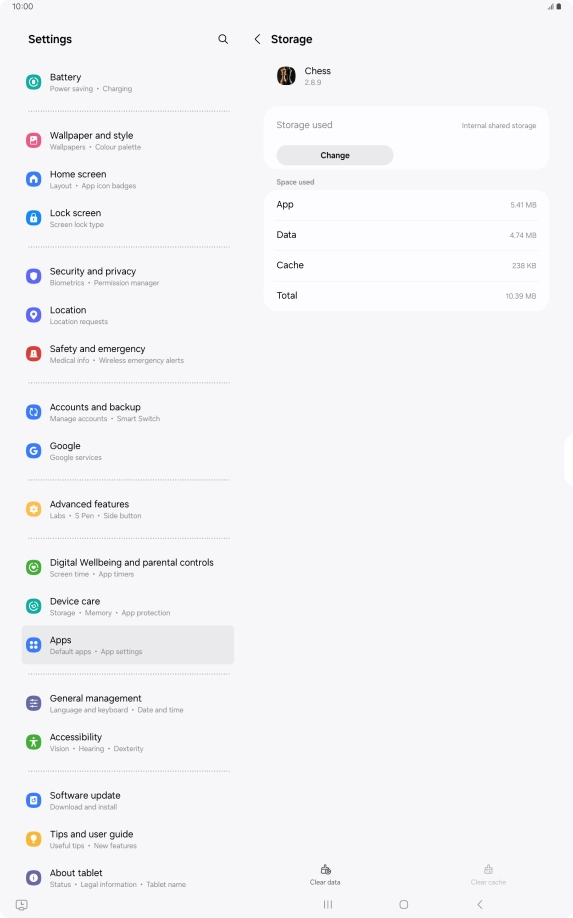 Press the Home key to return to the home screen.