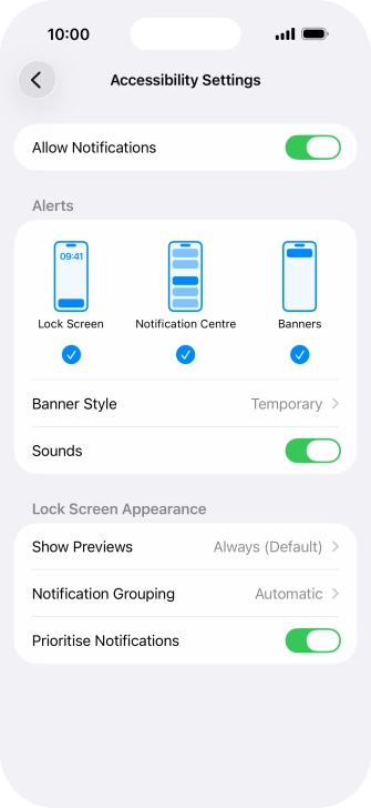 Press the indicator next to Press the indicator next to