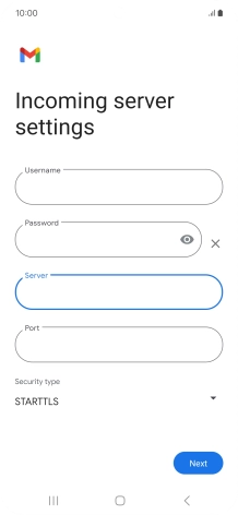 Press the field below 
