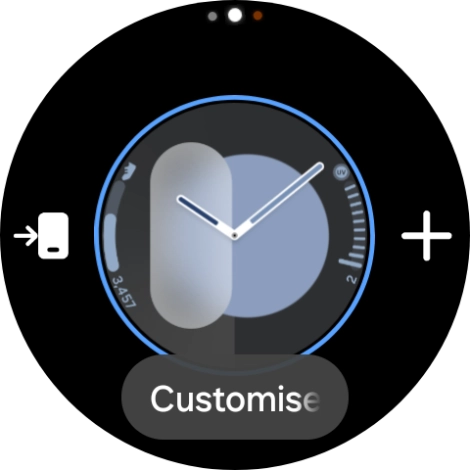 Slide your finger left on the screen.