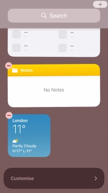 Press the Home key. Press the Home key.