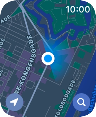 Press the search icon.