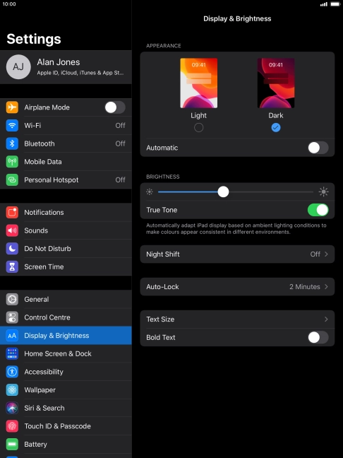 Press the indicator next to Press the indicator next to
