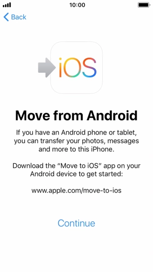 To transfer content to your phone, you need to install the app To transfer content to your phone, you need to install the app