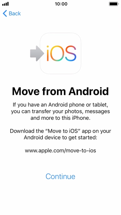 To transfer content to your phone, you need to install the app To transfer content to your phone, you need to install the app