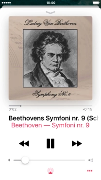 Press arrow right to go to the next audio file.