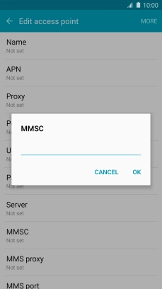 Key in http://pxt.vodafone.net.au/pxtsend and press OK.