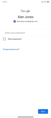 Press the field below 