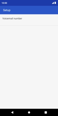 Press Voicemail number.