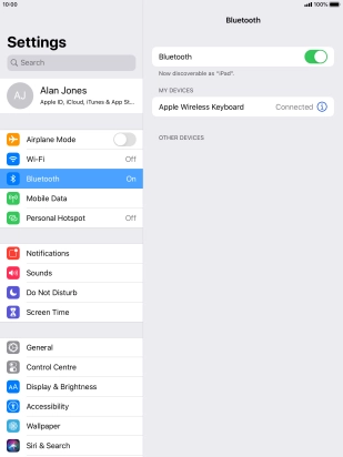 Press the Home key to return to the home screen.