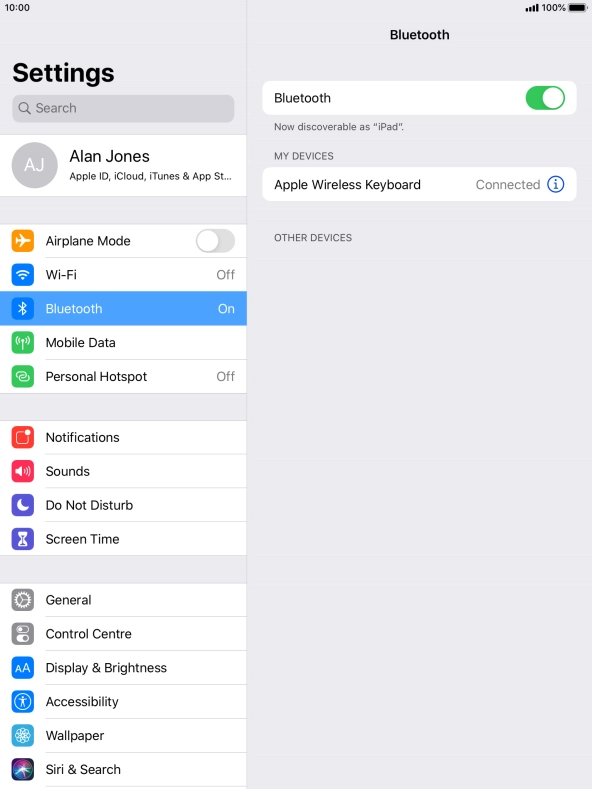Press the Home key to return to the home screen.