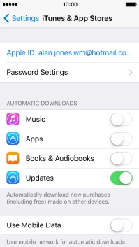 Press the Home key to return to the home screen.