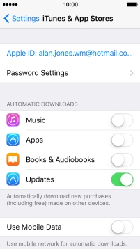 Press the Home key to return to the home screen.
