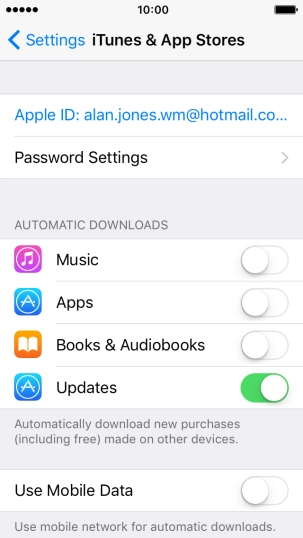 Press the Home key to return to the home screen.