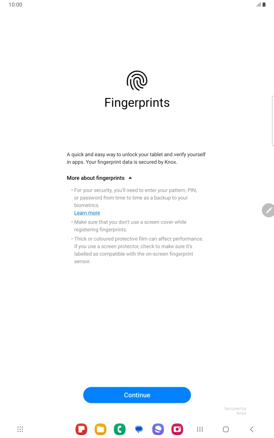 Press Continue. Press Continue.