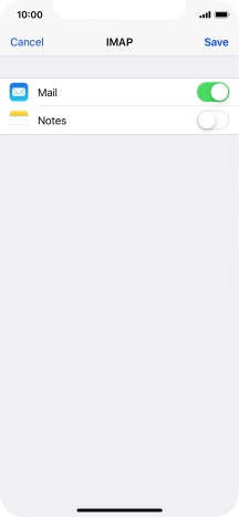 Press Save. Your email account has now been set up. To select more settings for incoming and outgoing server, proceed with the following steps.