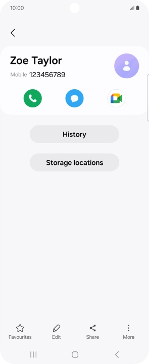 Press the Home key to return to the home screen.