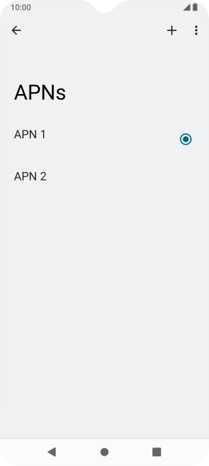 Press the Home key to return to the home screen.