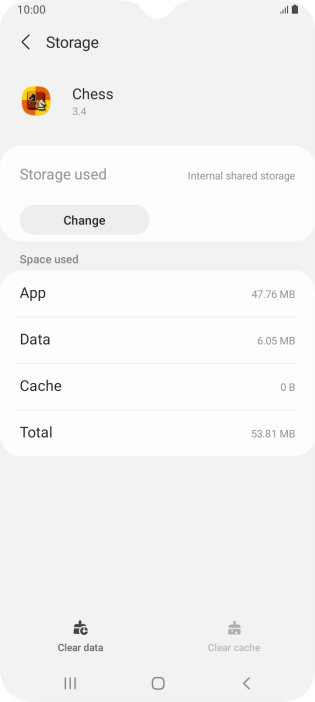Press the Home key to return to the home screen.