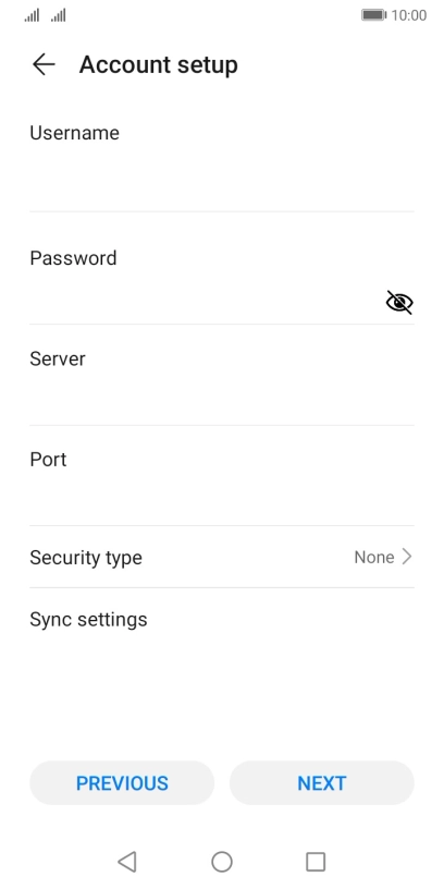 Press the field below 