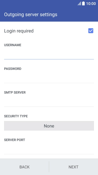 Press the field below 