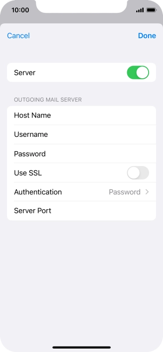 Press Authentication.