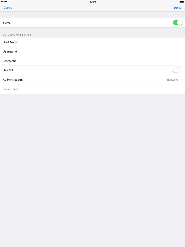 Press Authentication.