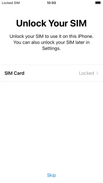 Press SIM Card.