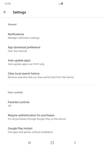Press Auto-update apps. Press Auto-update apps.