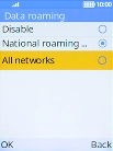 Select All networks to turn the function on or off.