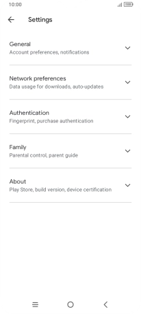 Press Network preferences.