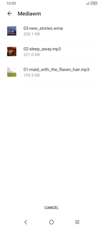 Press the required ring tones to hear them.