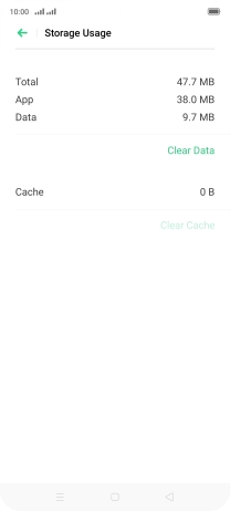 Press the Home key to return to the home screen.