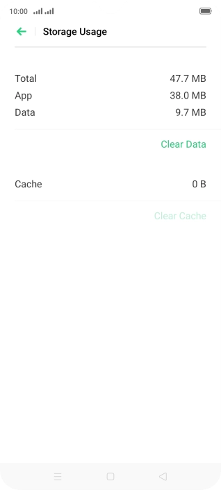 Press the Home key to return to the home screen.