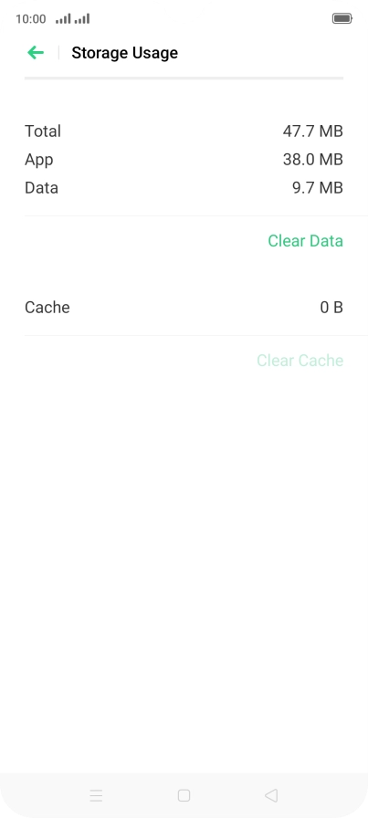 Press the Home key to return to the home screen.