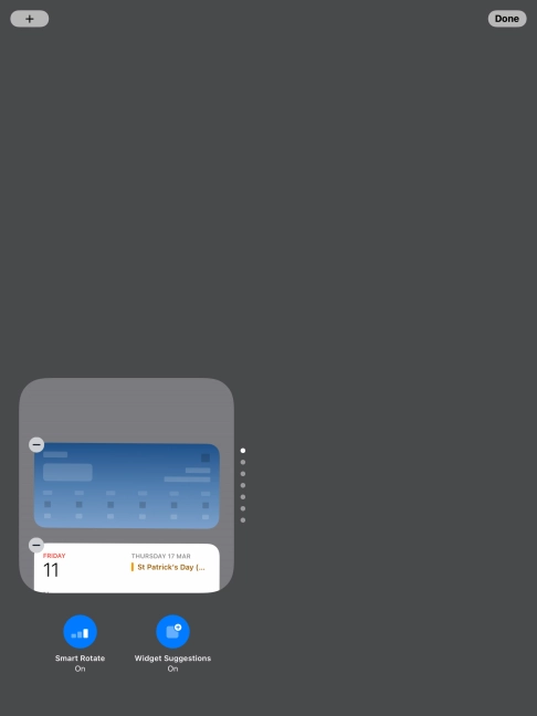 Press Smart Rotate to turn the function on or off.