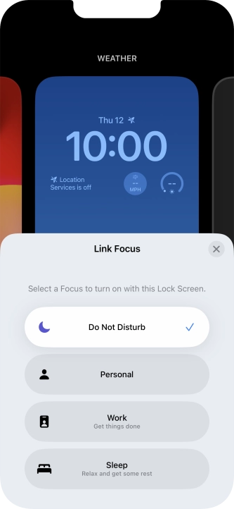 Press the close icon.
