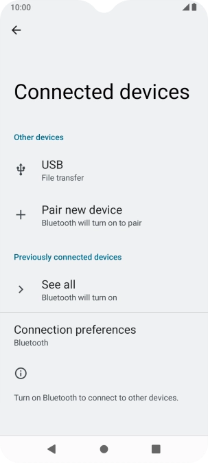 Press Pair new device.