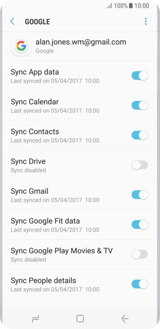 Press the Home key to return to the home screen. Press the Home key to return to the home screen.