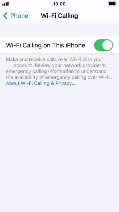 Press the Home key to return to the home screen.