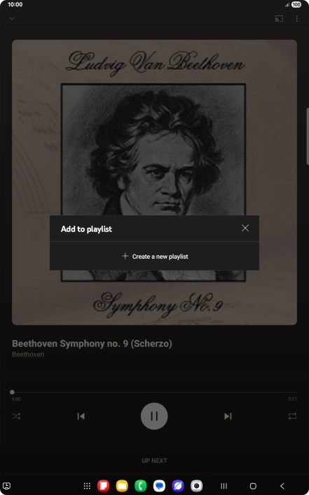 Press Create a new playlist.