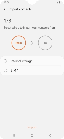 Press the name of the SIM.