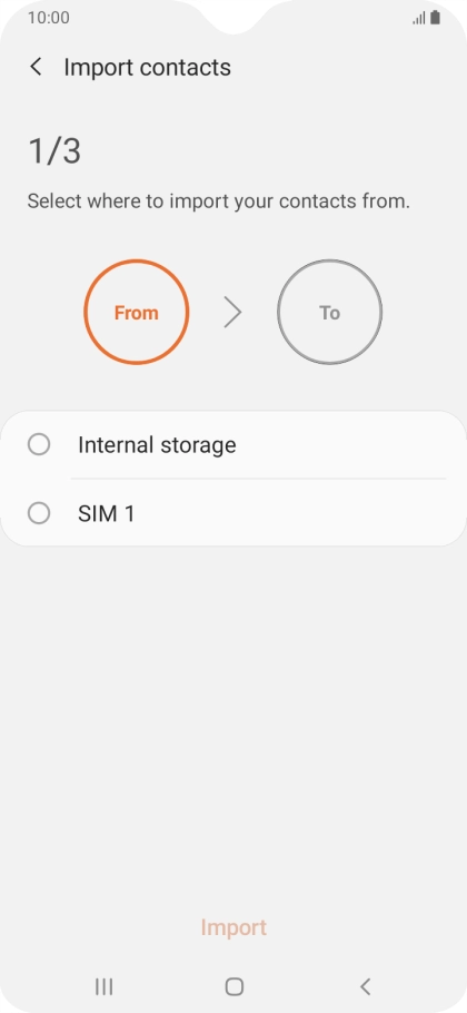 Press the name of the SIM.