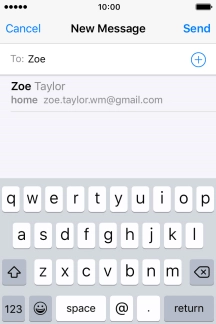 Press the required contact.