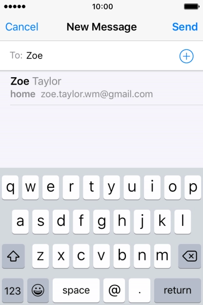 Press the required contact.