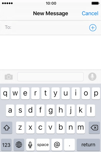 Press To and key in the first letters of the recipient's name.